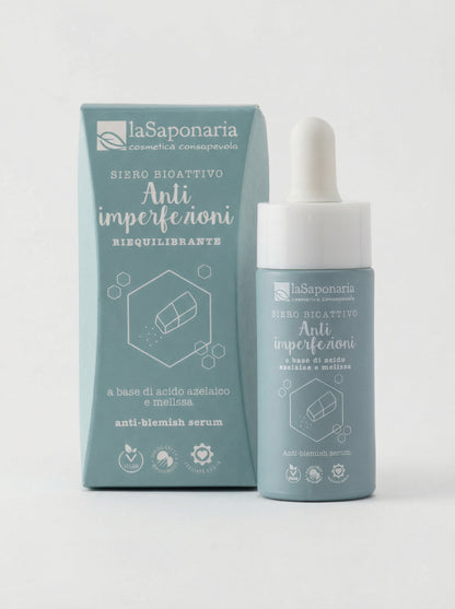 Siero viso bio attivo anti-imperfezioni - Purificante by La Saponaria — product photo on white background