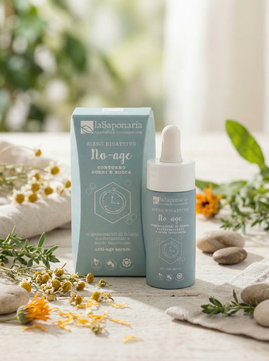 Siero viso bio attivo no-age contorno occhi e bocca - Effetto distensivo by La Saponaria — hero product photo