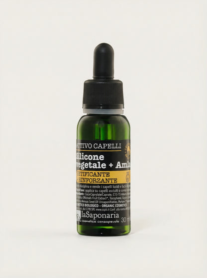 Silicone vegetale + Amla - Olio Capelli Setificante e Rinforzante by La Saponaria — product photo on white background