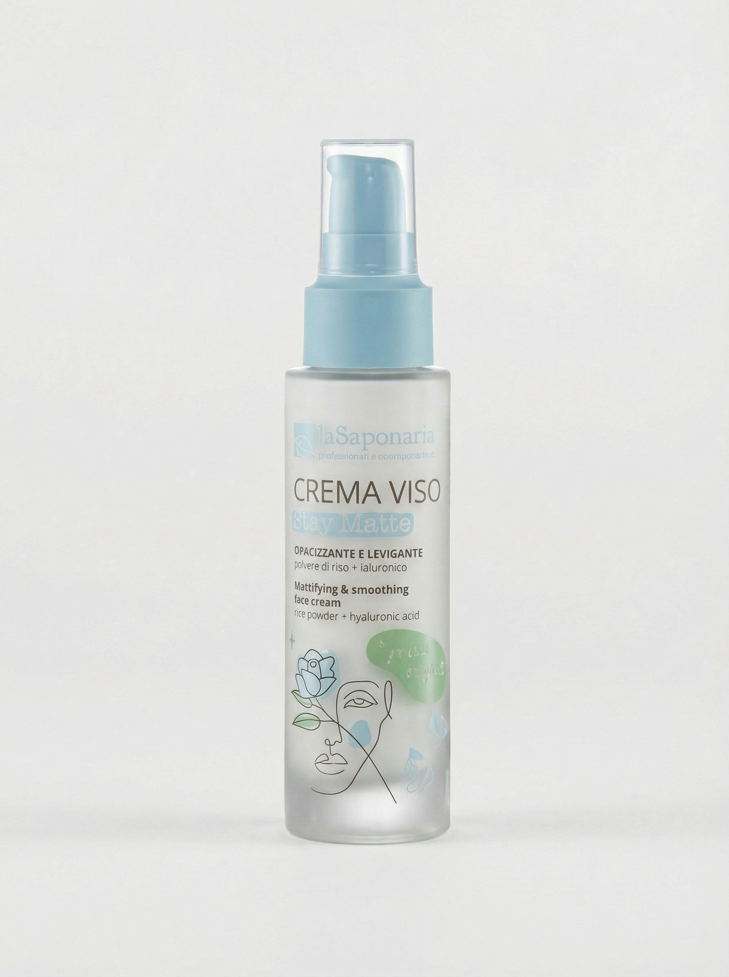 Crema viso Stay Matte - Opacizzante e Primer Bio by La Saponaria — product photo on white background