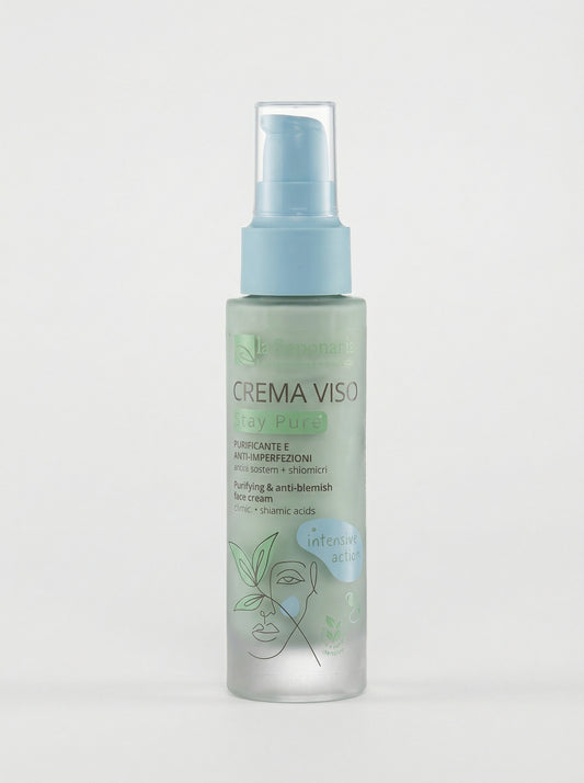 Stay Pure Crema Viso Purificante Anti-imperfezioni by La Saponaria — product photo on white background