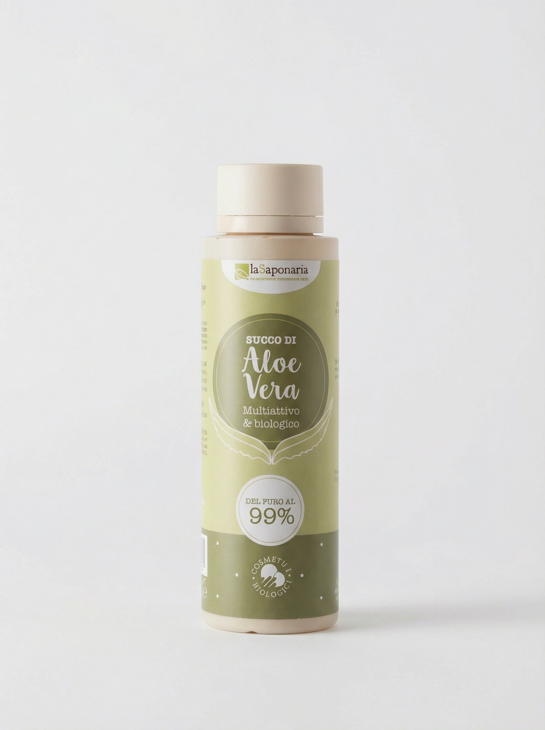 Succo di Aloe - Gel di Aloe Vera Puro 99% Gel Lenitivo Multiuso by La Saponaria — product photo on white background