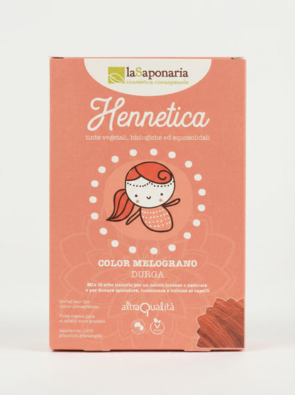 Tinta vegetale melograno Durga - Colore Rosso Bio e Naturale by La Saponaria — product photo on white background