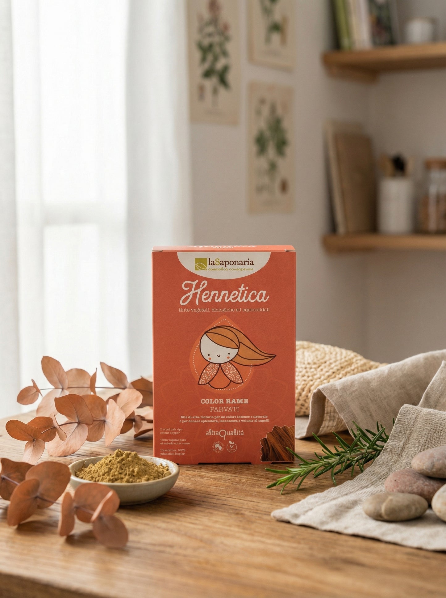 Tinta vegetale rame Parvati - Riflessi Caldi e Copertura by La Saponaria — hero product photo