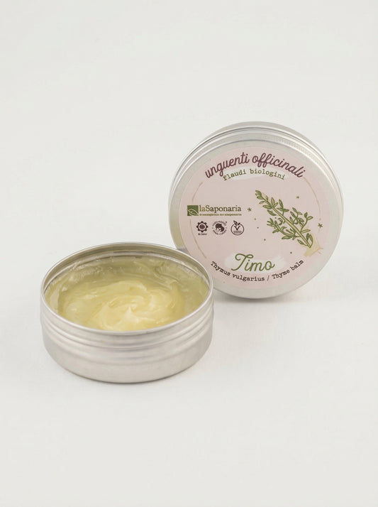 Unguento al Timo Balsamico Rinfrescante Bio by La Saponaria — product photo on white background