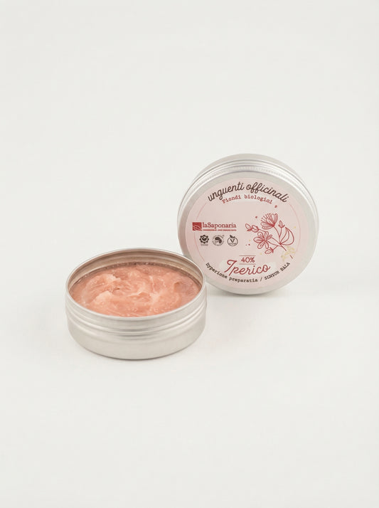 Unguento all'Iperico 40% Lenitivo Pelli Sensibili by La Saponaria — product photo on white background