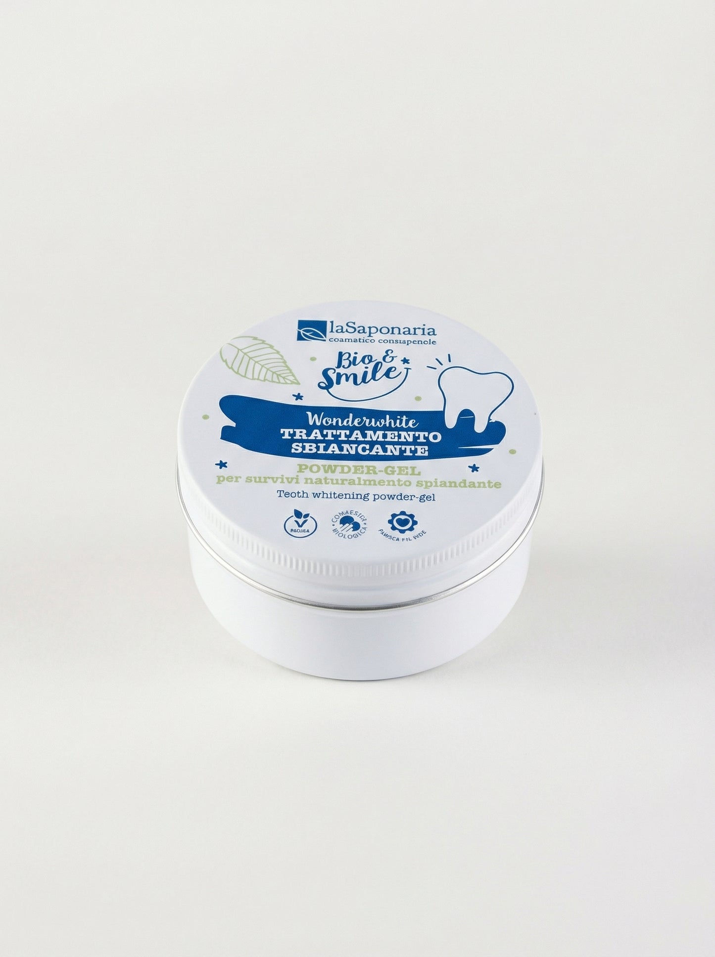 WonderWhite Trattamento Sbiancante Denti Powder-Gel by La Saponaria — product photo on white background