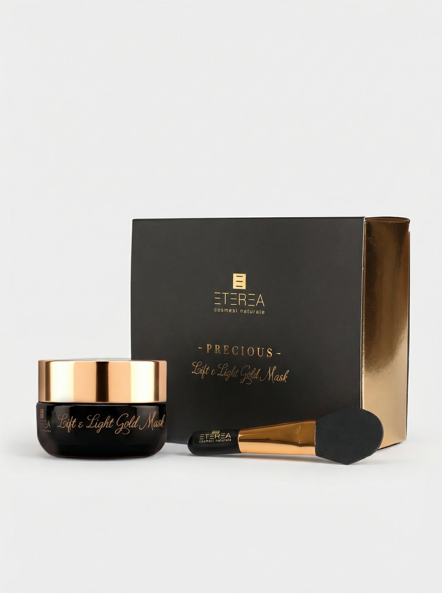 Maschera viso Lift & Light Gold Mask + Tool by Eterea — product photo on white background