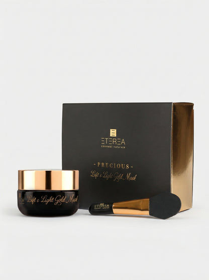 Maschera viso Lift & Light Gold Mask + Tool by Eterea — product photo on white background