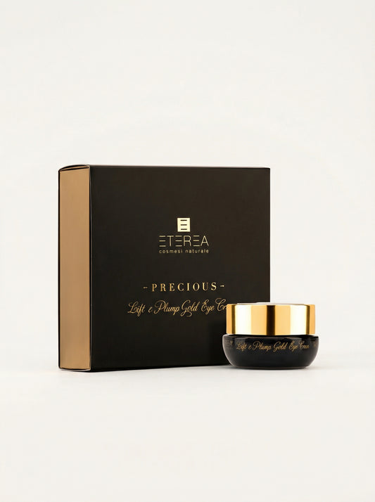 Contorno occhi anti-age Lift & Plump Gold Eye Cream by Eterea — product photo on white background