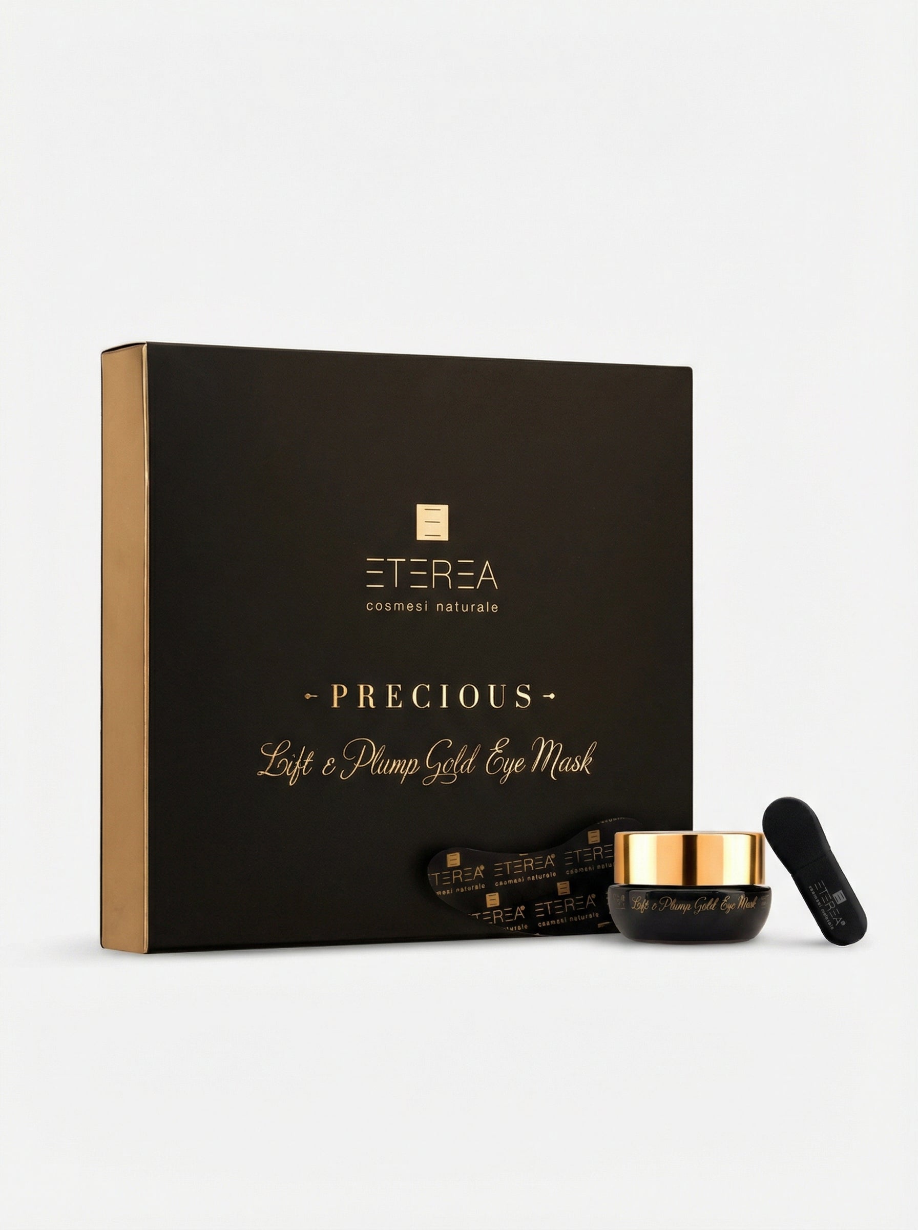 Trattamento contorno occhi Lift & Plump Gold Eye Mask + Tools by Eterea — product photo on white background