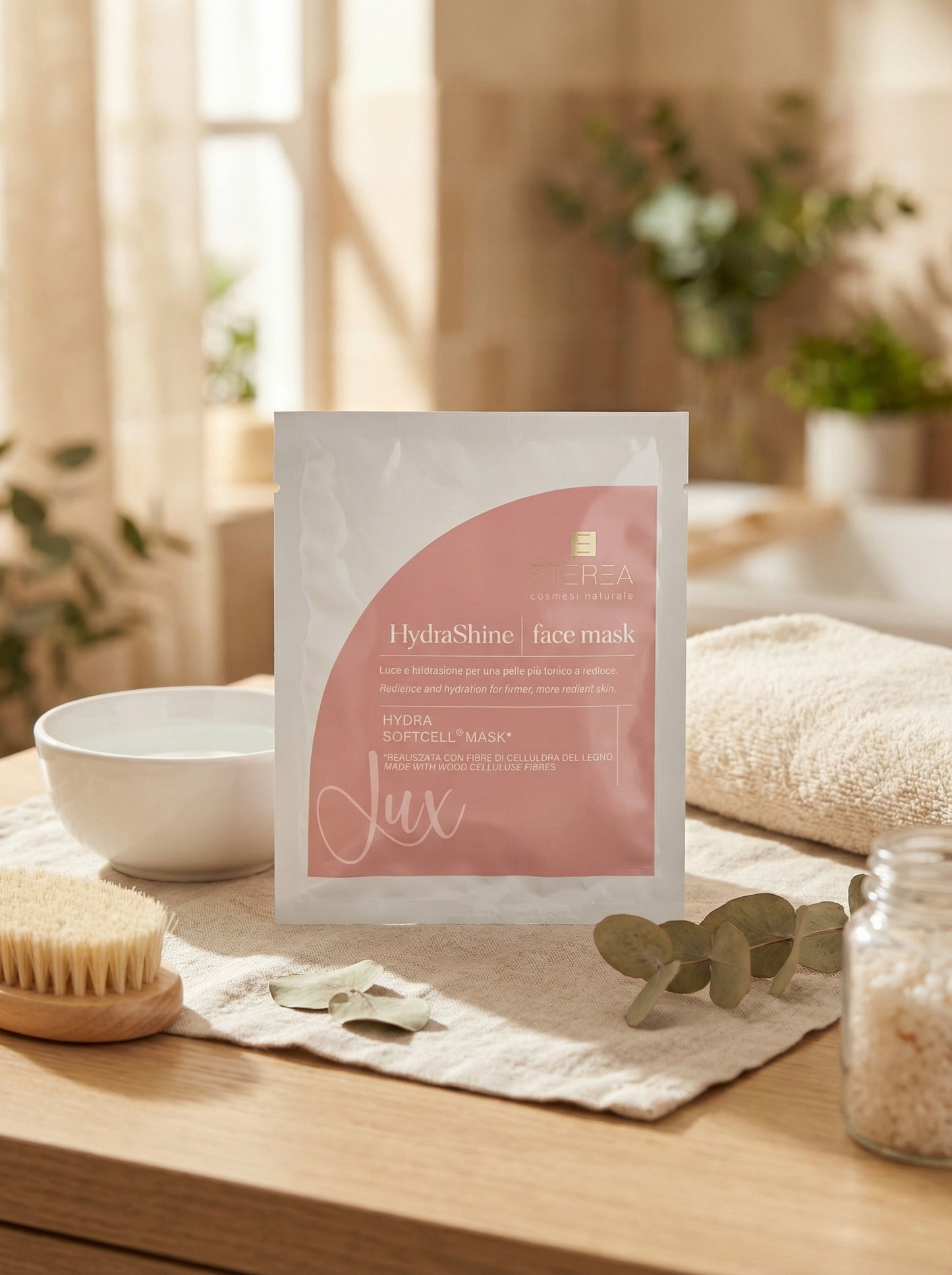 Lux hydrashine face mask – Maschera Viso Monouso by Eterea — hero product photo