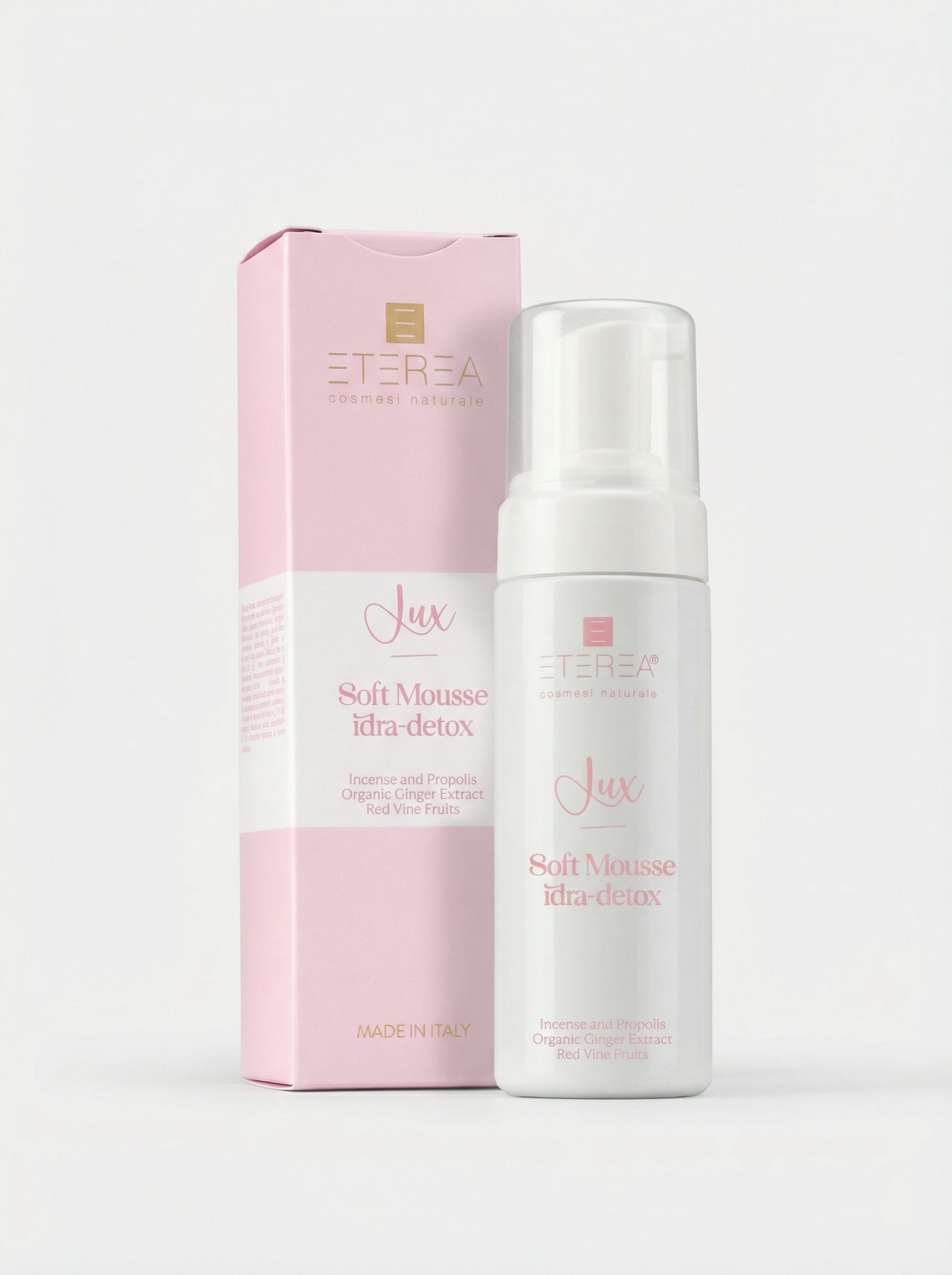 Detergente viso Lux Soft Mousse Idra-Detox by Eterea — product photo on white background