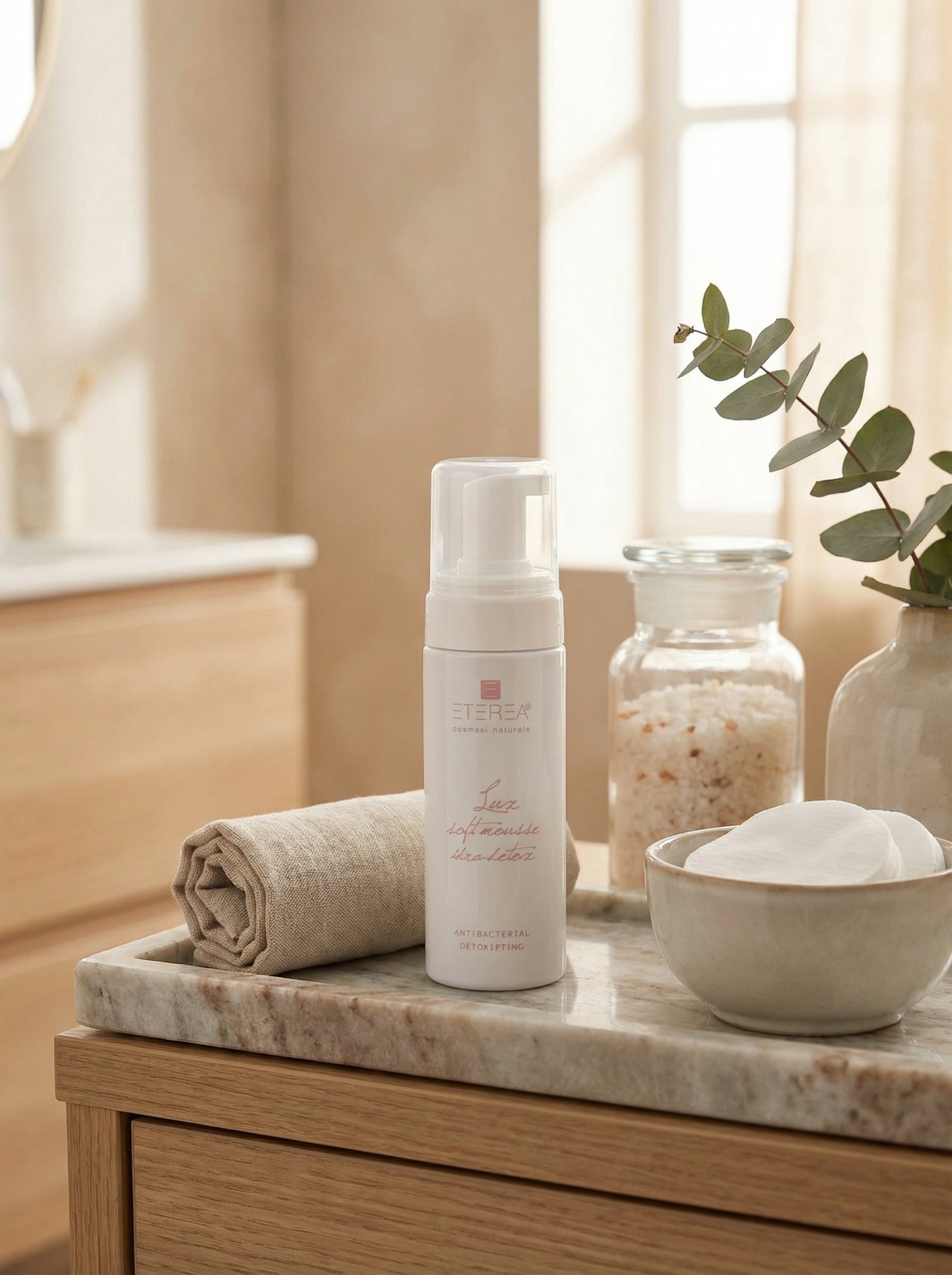 Detergente viso Lux Soft Mousse Idra-Detox - Travel Size by Eterea — hero product photo