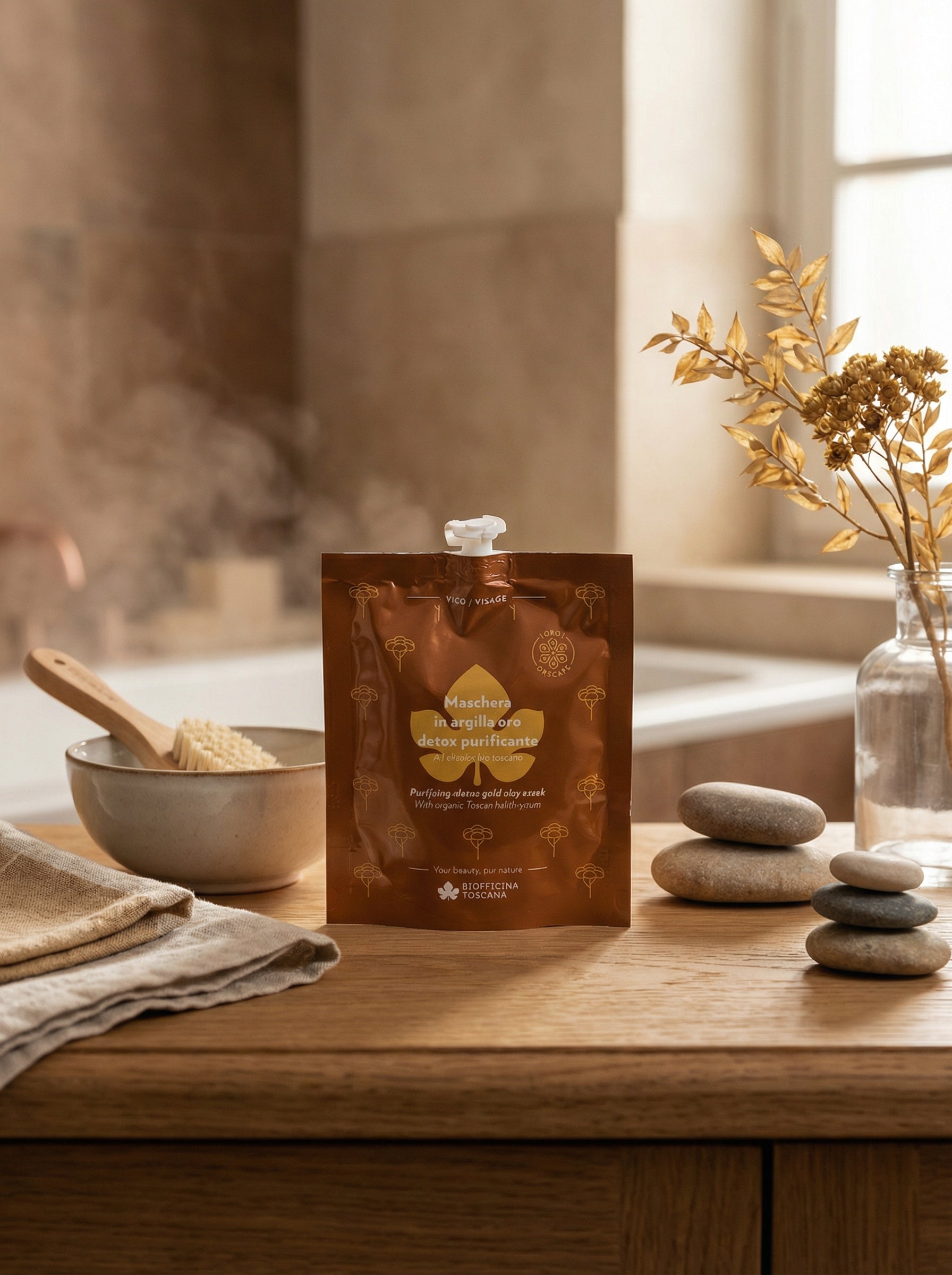 Maschera in argilla oro detox-purificante by Biofficina Toscana — hero product photo