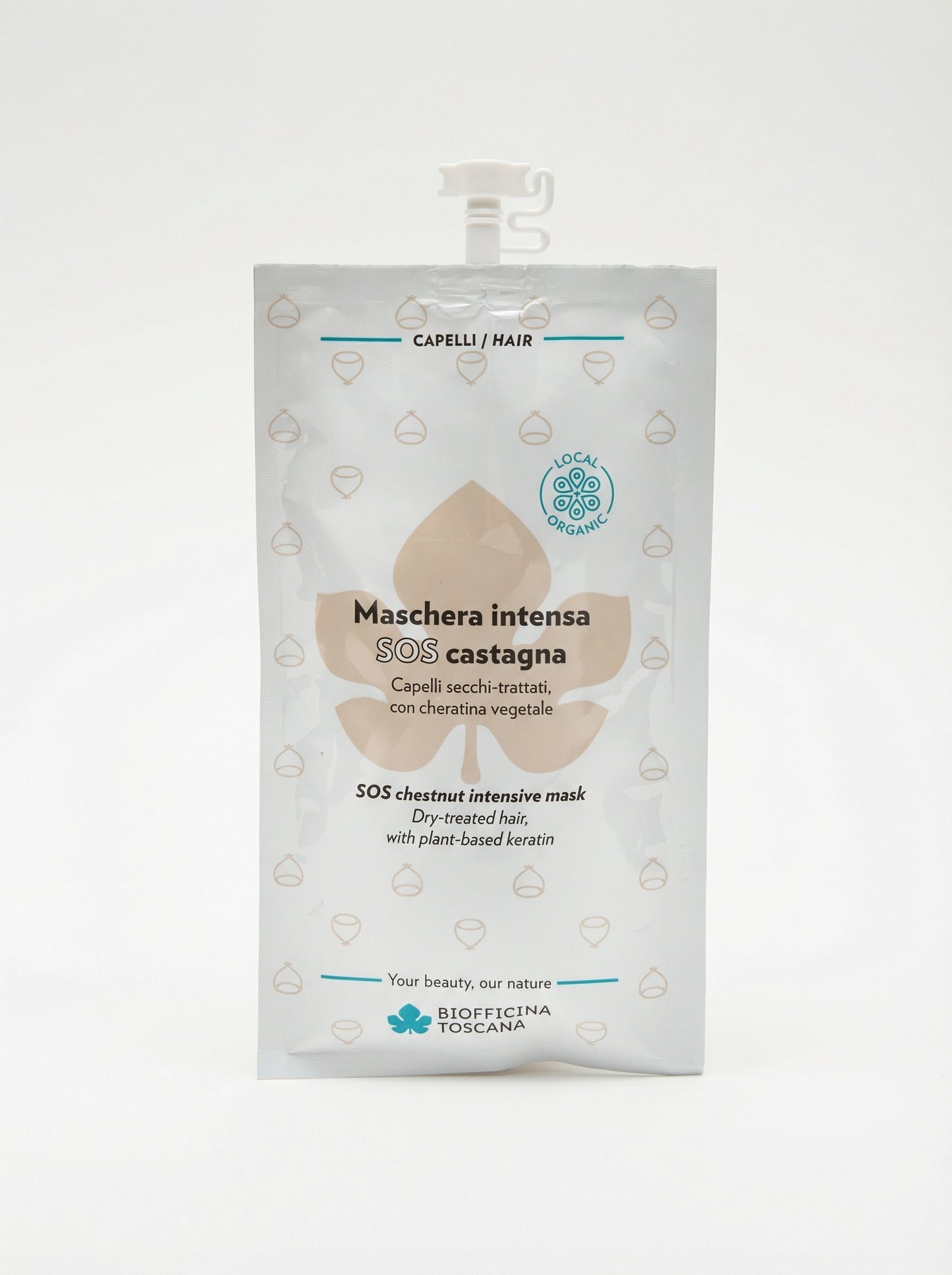 Maschera intensa SOS castagna by Biofficina Toscana — product photo on white background