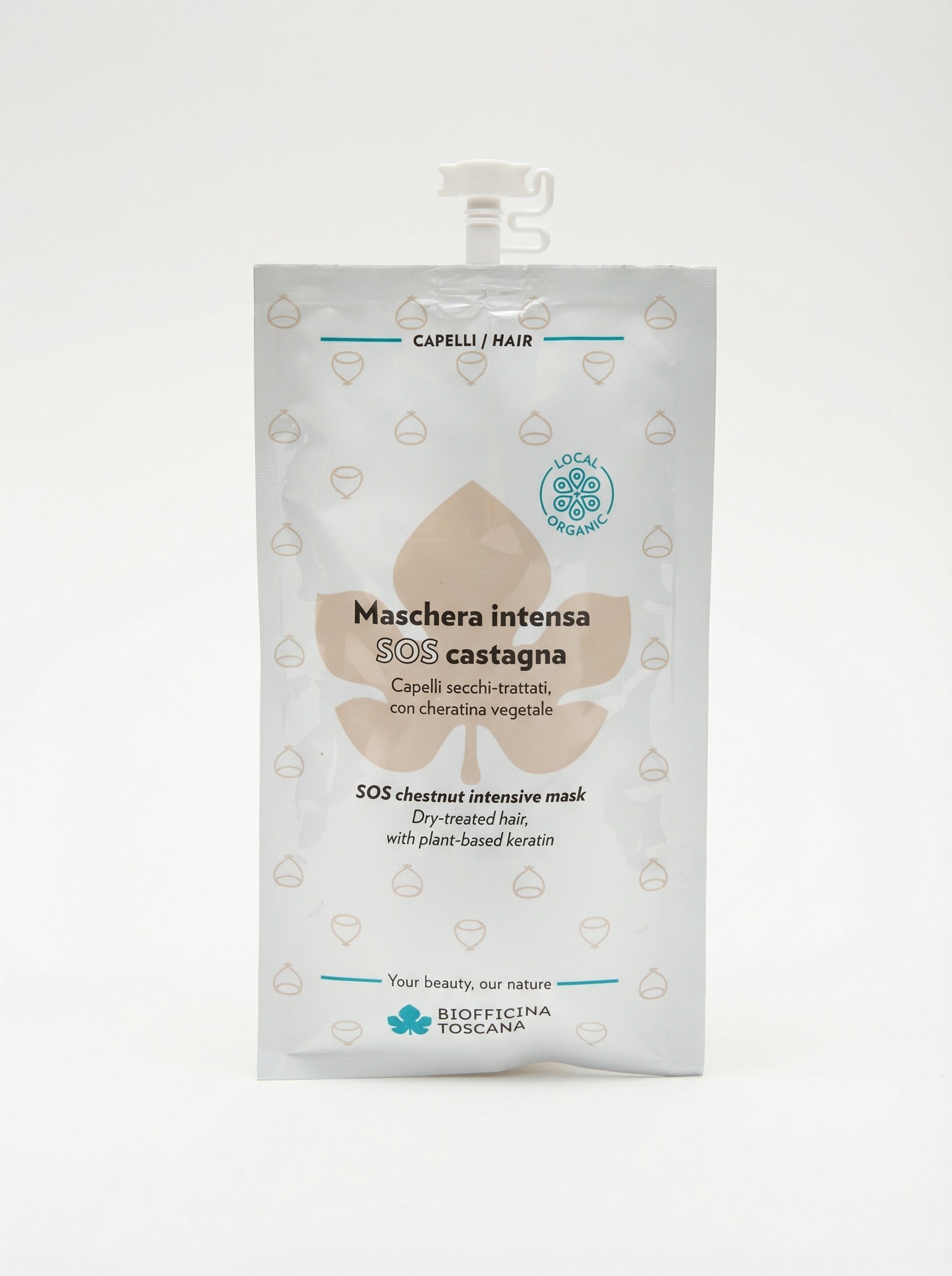 Maschera intensa SOS castagna by Biofficina Toscana — product photo on white background