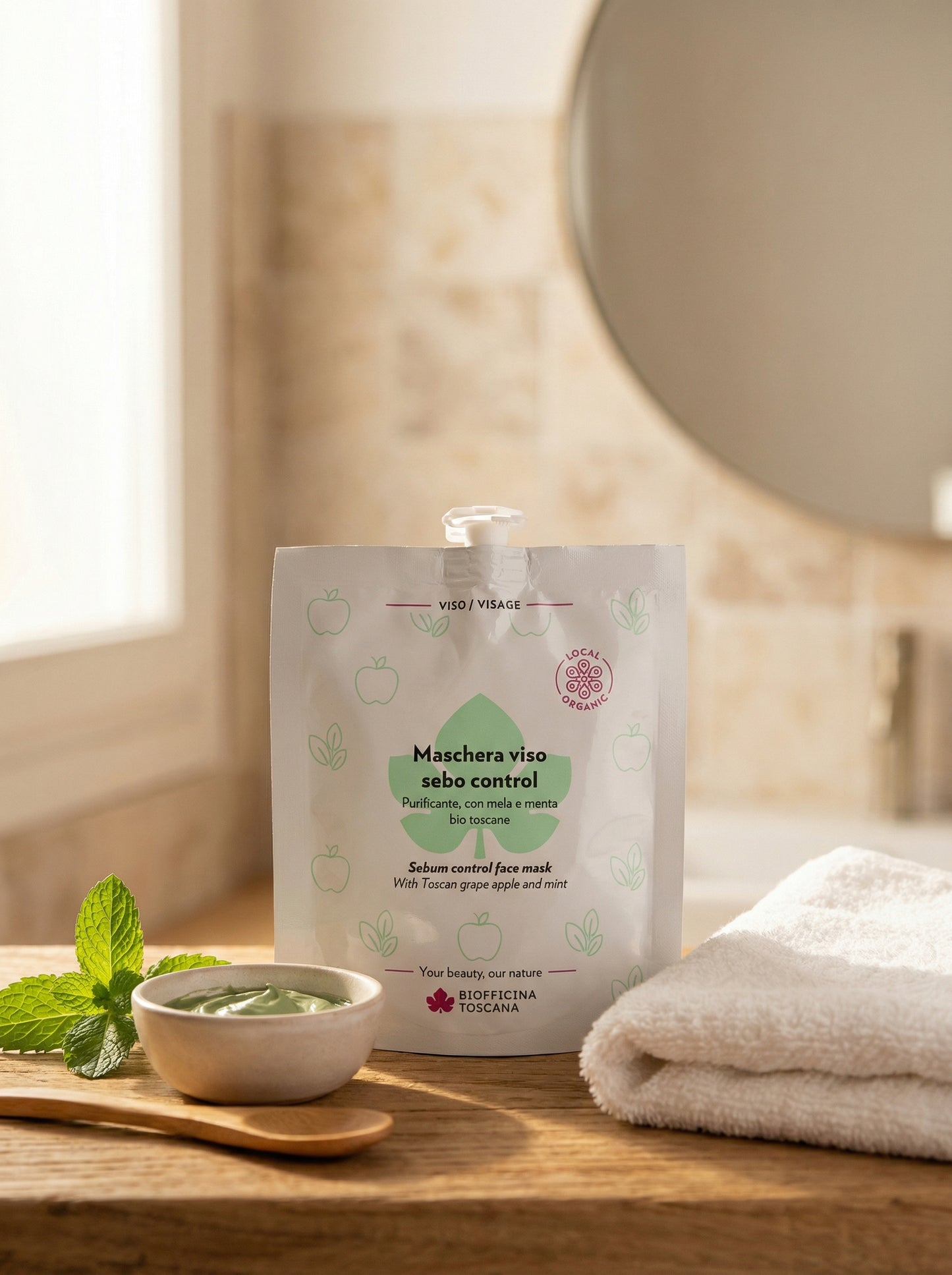 Maschera viso sebo control by Biofficina Toscana — hero product photo