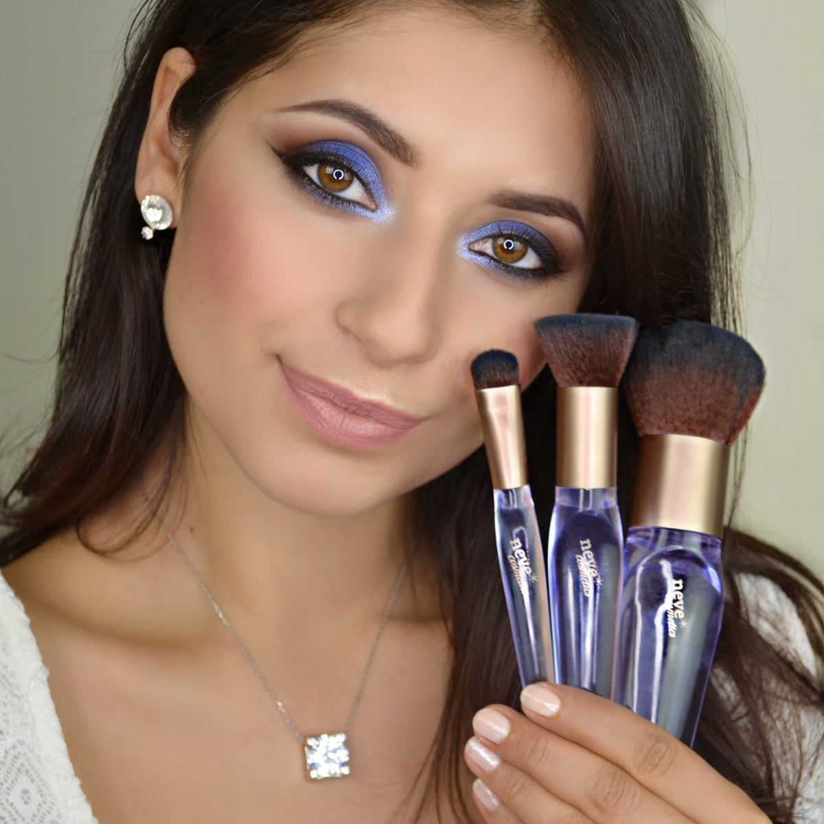 Crystal Diffuse Pennello Duofibre per Ciprie Blush e Terre