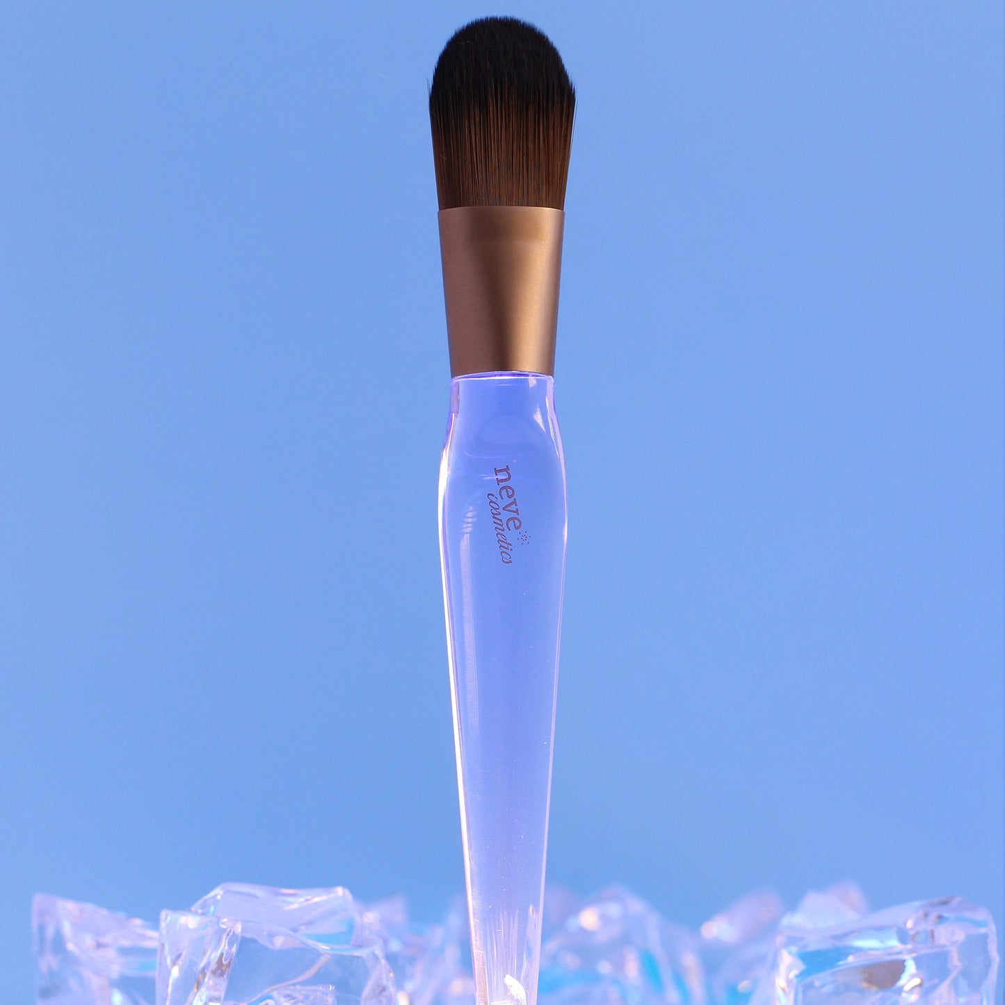 Crystal Base Pennello Viso per Prodotti in Crema