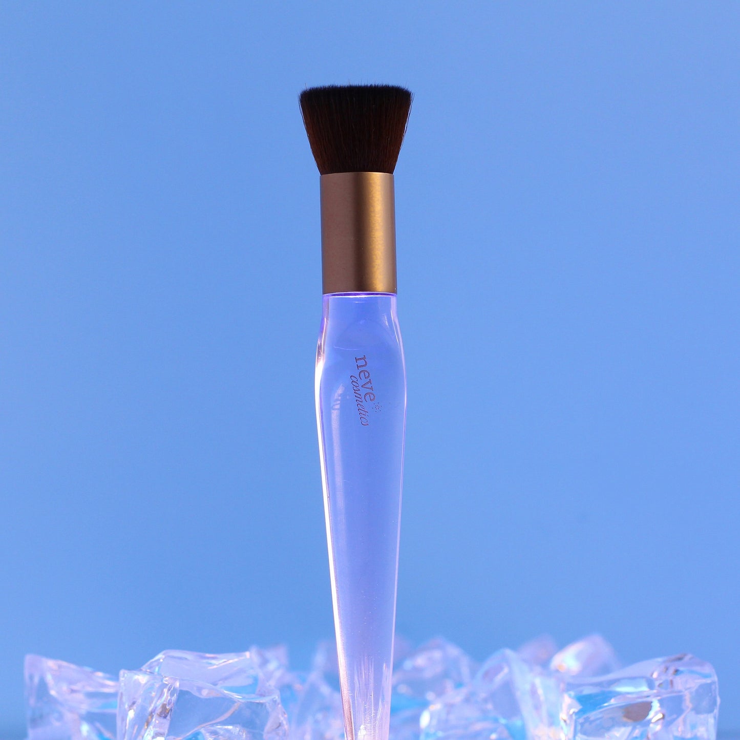 Crystal Flat Pennello Viso Piatto per un'Applicazione Uniforme