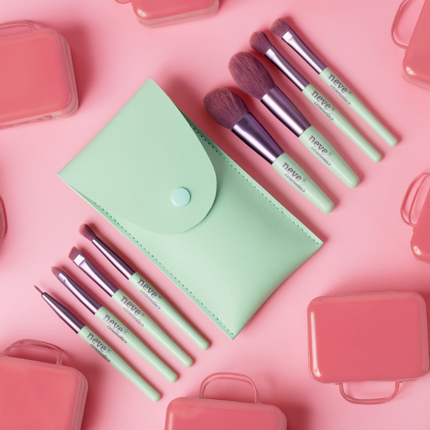 Set Pennelli Pastel Pop - Kit Trucco Professionale