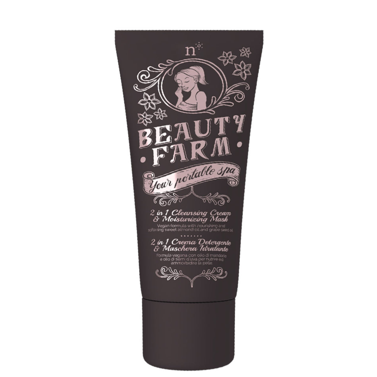 Beauty Farm Crema Viso Detergente & Maschera Idratante 2 in 1