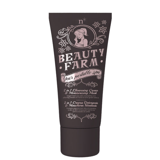 Beauty Farm Crema Viso Detergente & Maschera Idratante 2 in 1