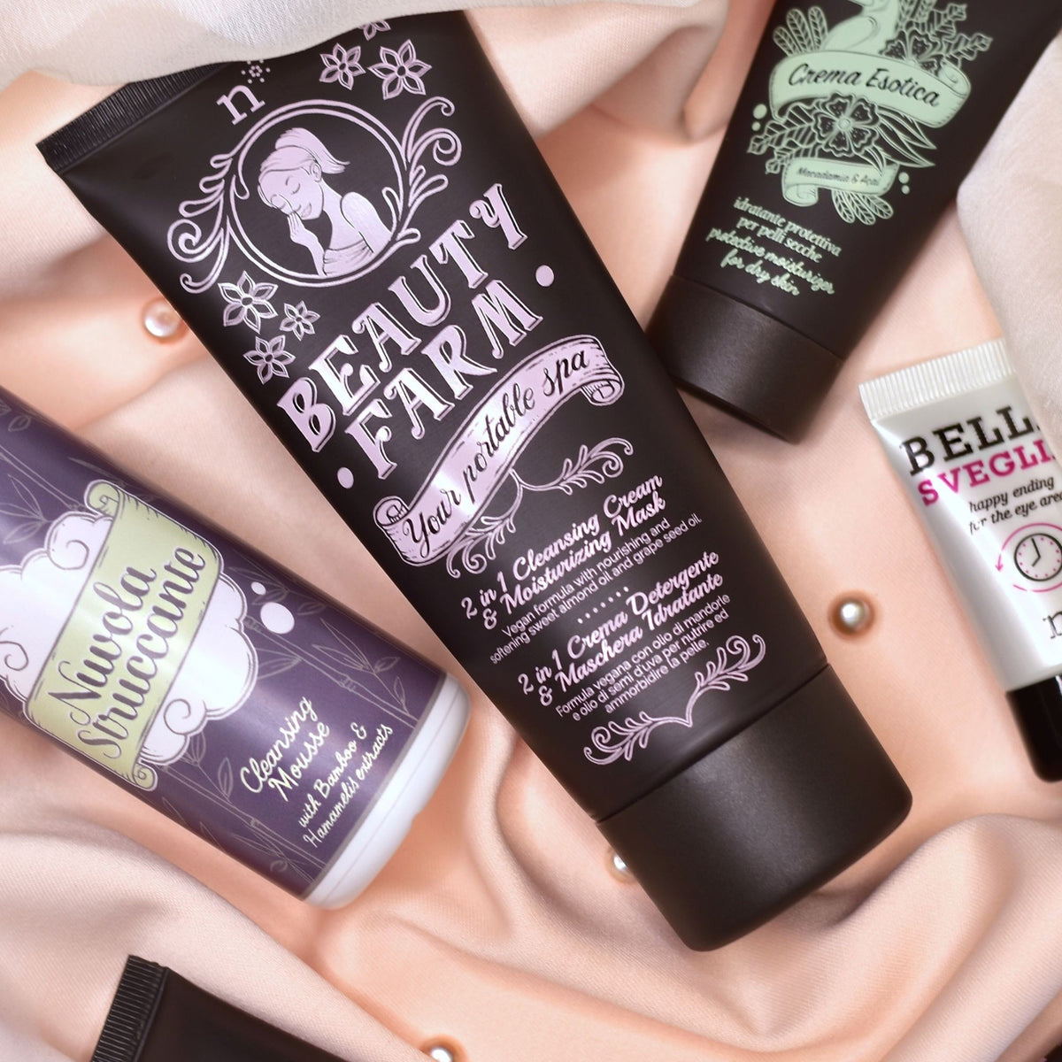 Beauty Farm Crema Viso Detergente & Maschera Idratante 2 in 1