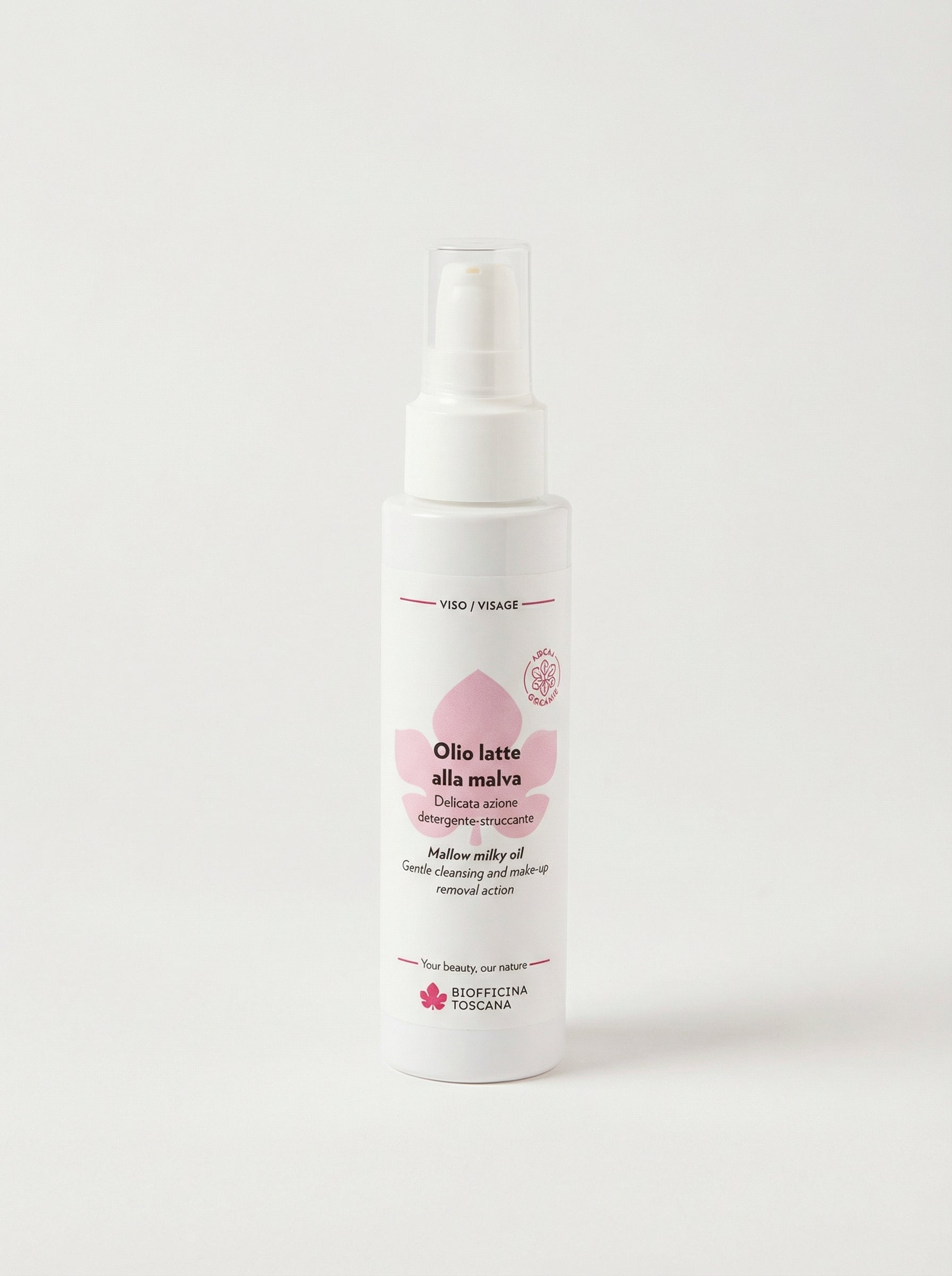 Olio latte alla malva by Biofficina Toscana — product photo on white background
