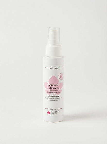 Olio latte alla malva by Biofficina Toscana — product photo on white background