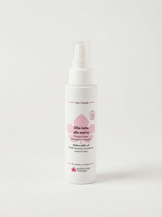 Olio latte alla malva by Biofficina Toscana — product photo on white background