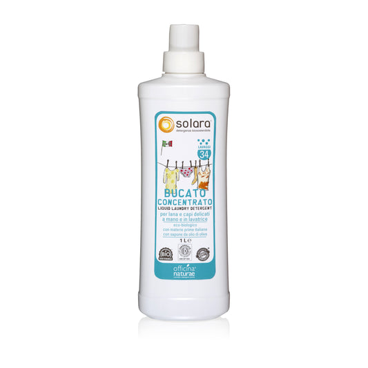 Solara Detersivo Bucato a Mano e in Lavatrice con Olio di Oliva