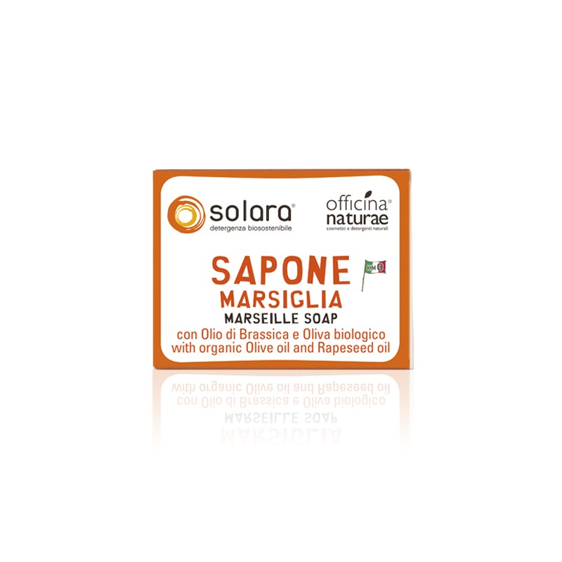 Sapone di Marsiglia Solara Solido per Bucato a Mano e Pretrattante