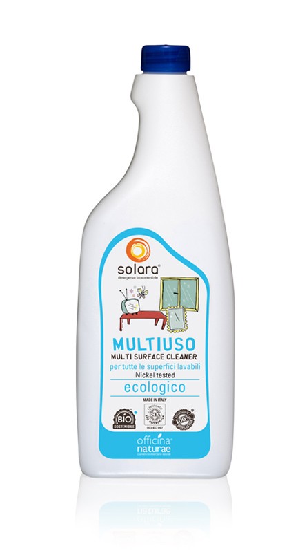 Detergente Multiuso Ecologico Solara Ricarica per Vetri e Superfici