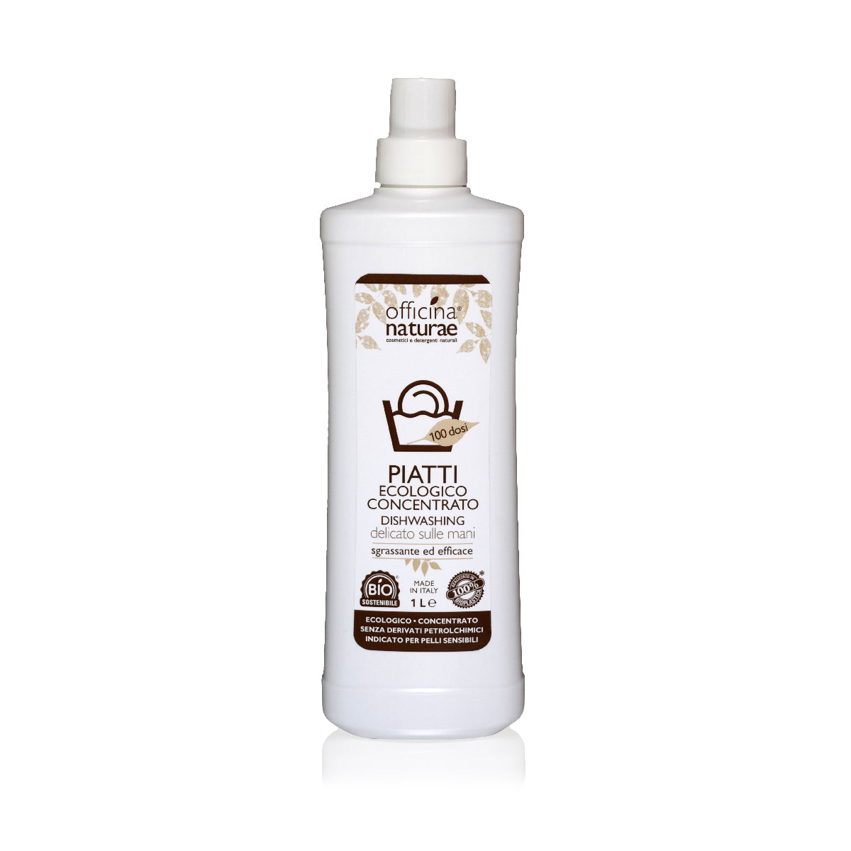 Detersivo Liquido Piatti Ecologico con Olio di Arancio Dolce