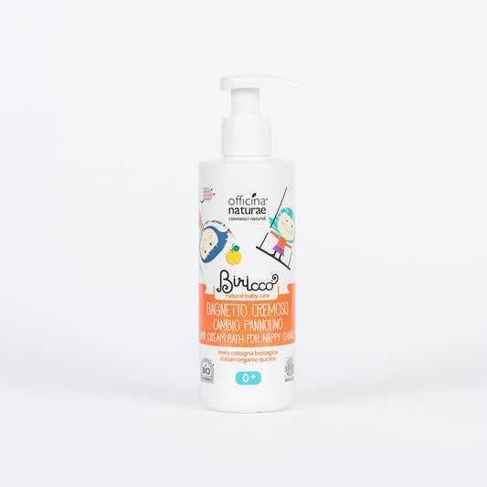 Bagnetto Cremoso Cambio Pannolino Corpo e Capelli Neonato