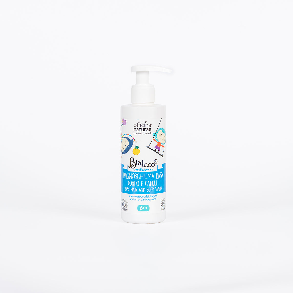 Bagnoschiuma Baby Corpo e Capelli Senza Profumo con Calendula