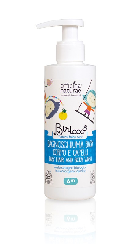 Bagnoschiuma Baby Corpo e Capelli Senza Profumo con Calendula