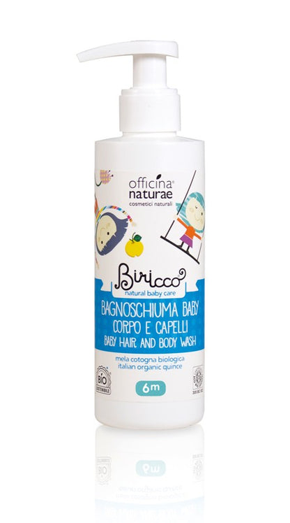 Bagnoschiuma Baby Corpo e Capelli Senza Profumo con Calendula