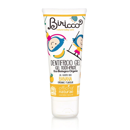 Dentifricio Gel Bimbi Biricco alla Banana per Denti da Latte