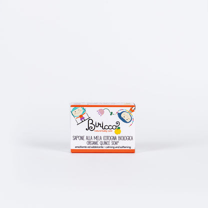 Sapone Solido Bambini Senza Profumo con Mela Cotogna e Calendula
