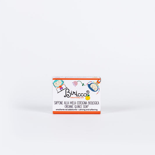 Sapone Solido Bambini Senza Profumo con Mela Cotogna e Calendula