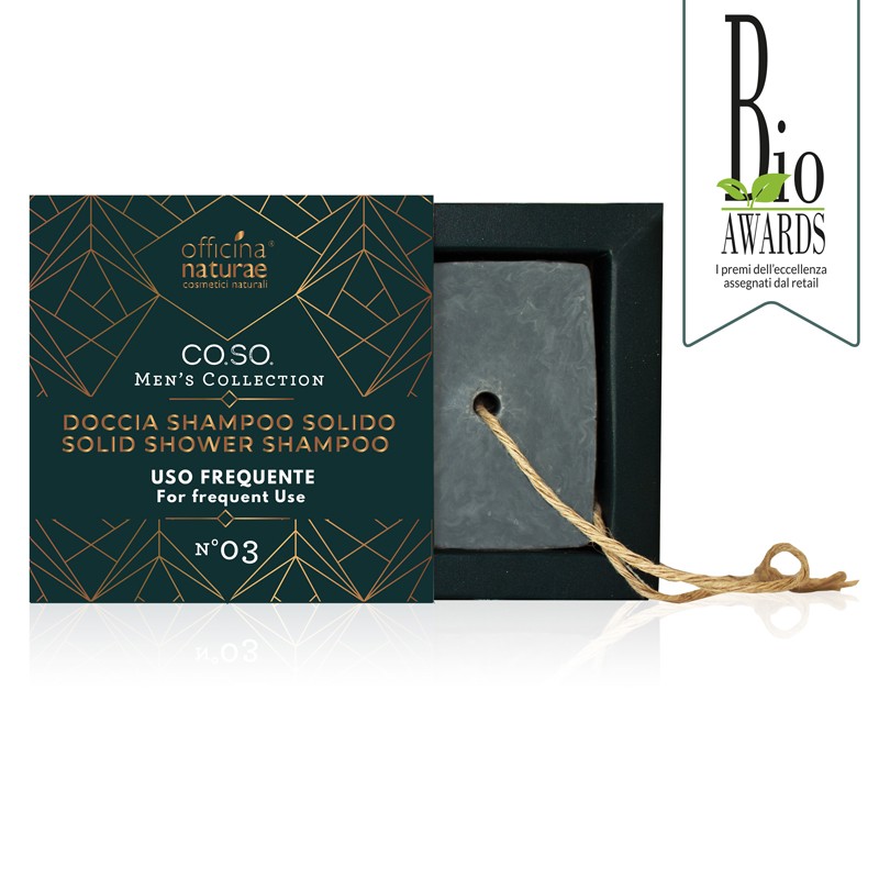 Doccia Shampoo Solido Uomo N°03 Corpo e Capelli con Mora Bio