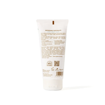 Dentifricio Naturale Rinfrescante in Gel con Menta e Salvia