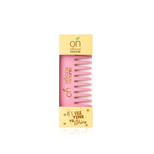 Pettine in Legno a Denti Larghi per Capelli Ricci e Mossi