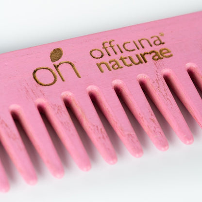 Pettine in Legno a Denti Larghi per Capelli Ricci e Mossi