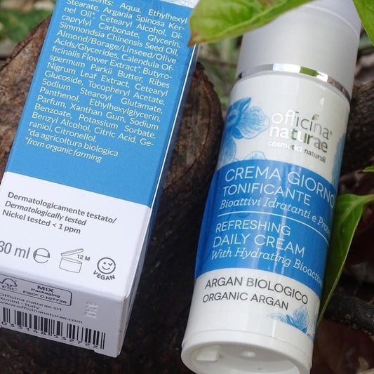 Crema Viso Giorno Tonificante per Pelle Normale con Argan Bio