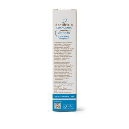 Dentifricio Sbiancante Naturale alla Menta - Senza Fluoro