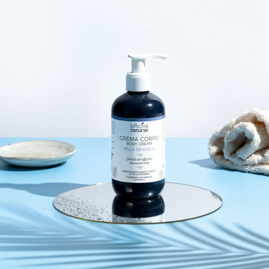 Crema Corpo per Pelli Sensibili Senza Profumo con Aloe Bio